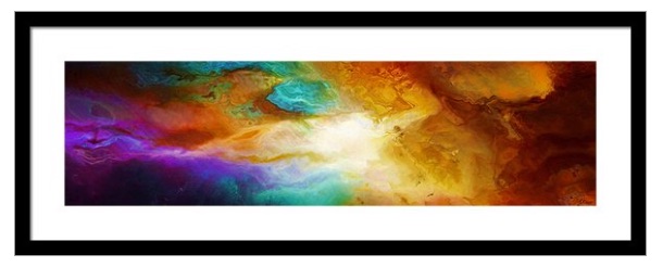 Abstract Art Canvas Print Framed