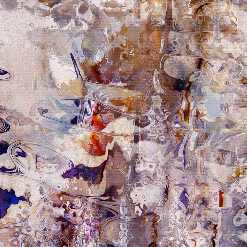 Abstract Art Canvas Print Detail