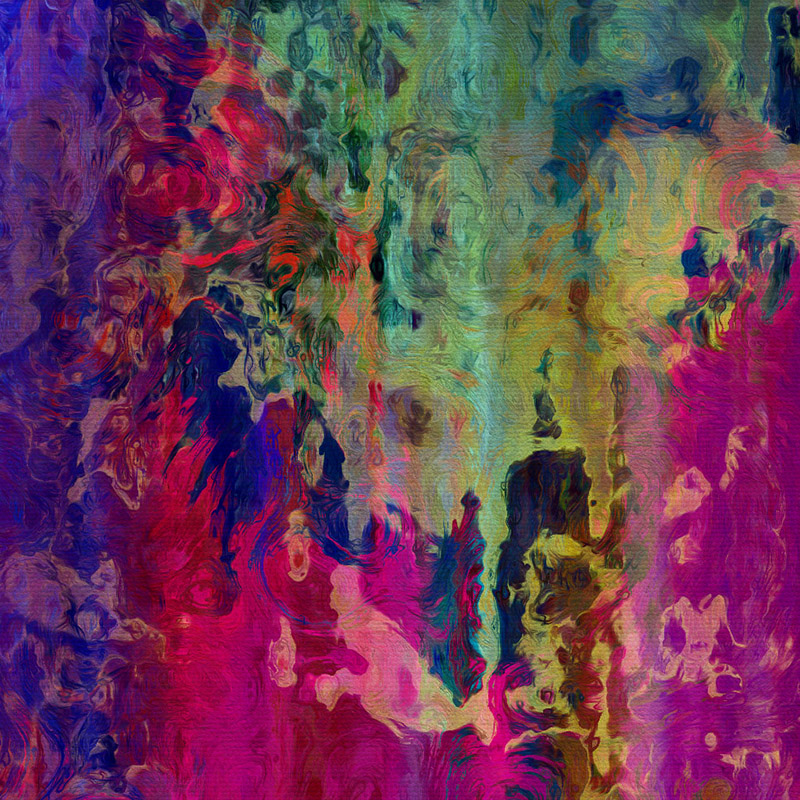 Abstract Art Painting, Canvas Print Detail